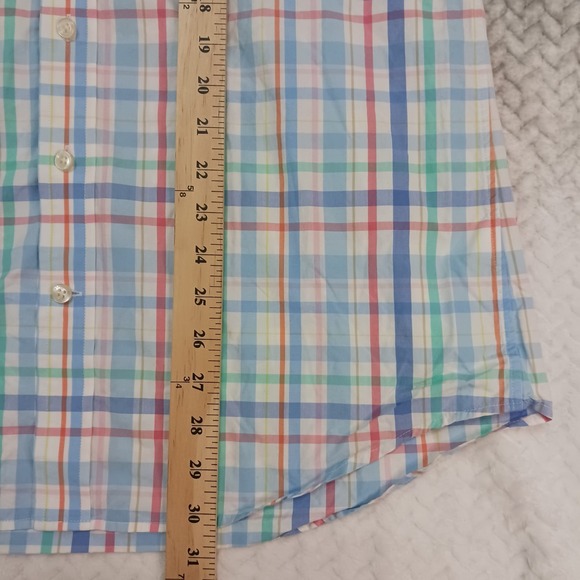Vineyard Vines Slim Fit Tucker‎ Shirt Mens Plaid White Cotton Size Medium - Picture 8 of 16